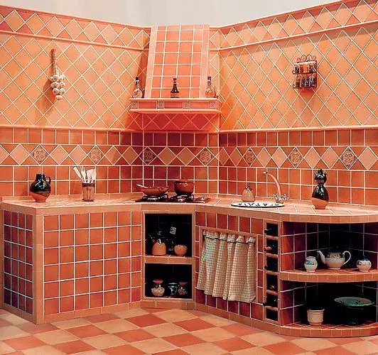 cocina de obra estilo mexicano