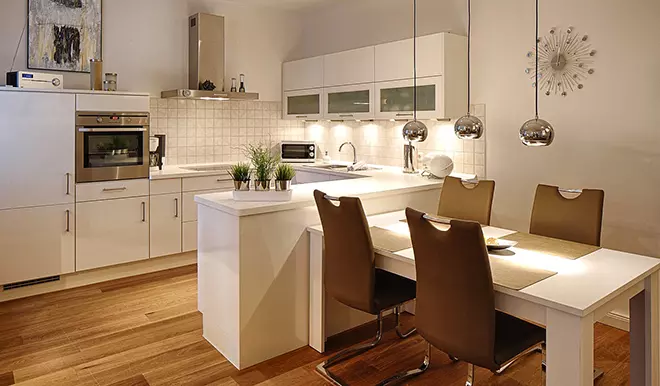 cocina rustica con isla