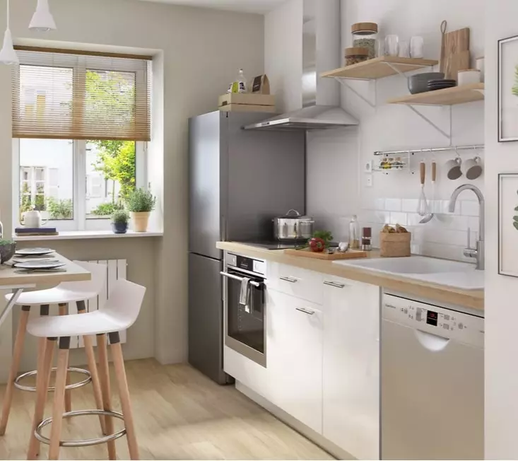 reforma cocina con mucha luz